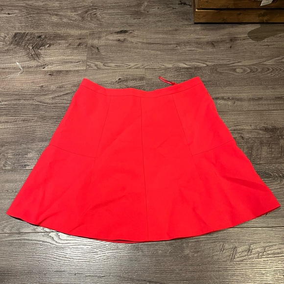 J Crew Skater Skirt Coral Pink - Picture 2 of 4